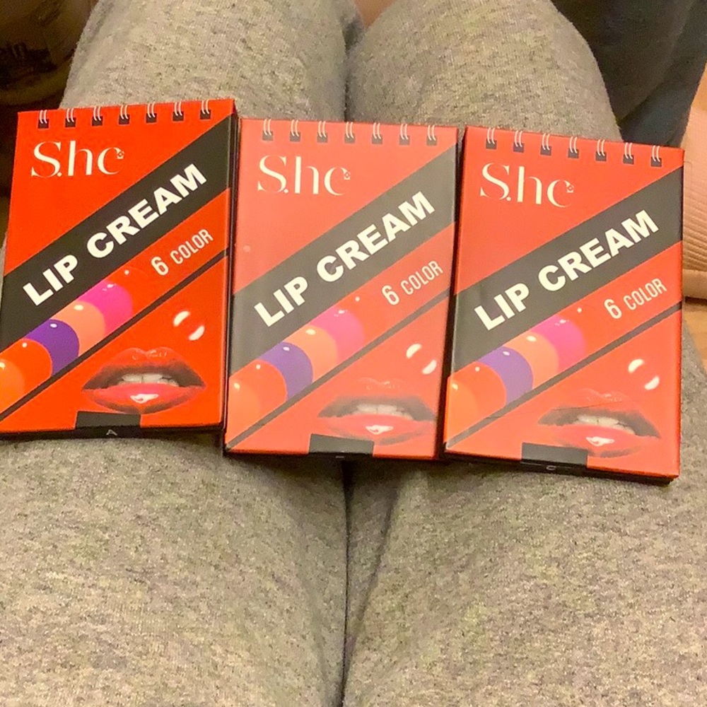 6 Color Lip Cream Palette
